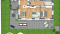 3D Grundriss Gartenwohnung Top 3