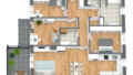 3D Grundriss Penthouse Top 2