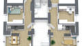 3D Grundriss Erdgeschoß