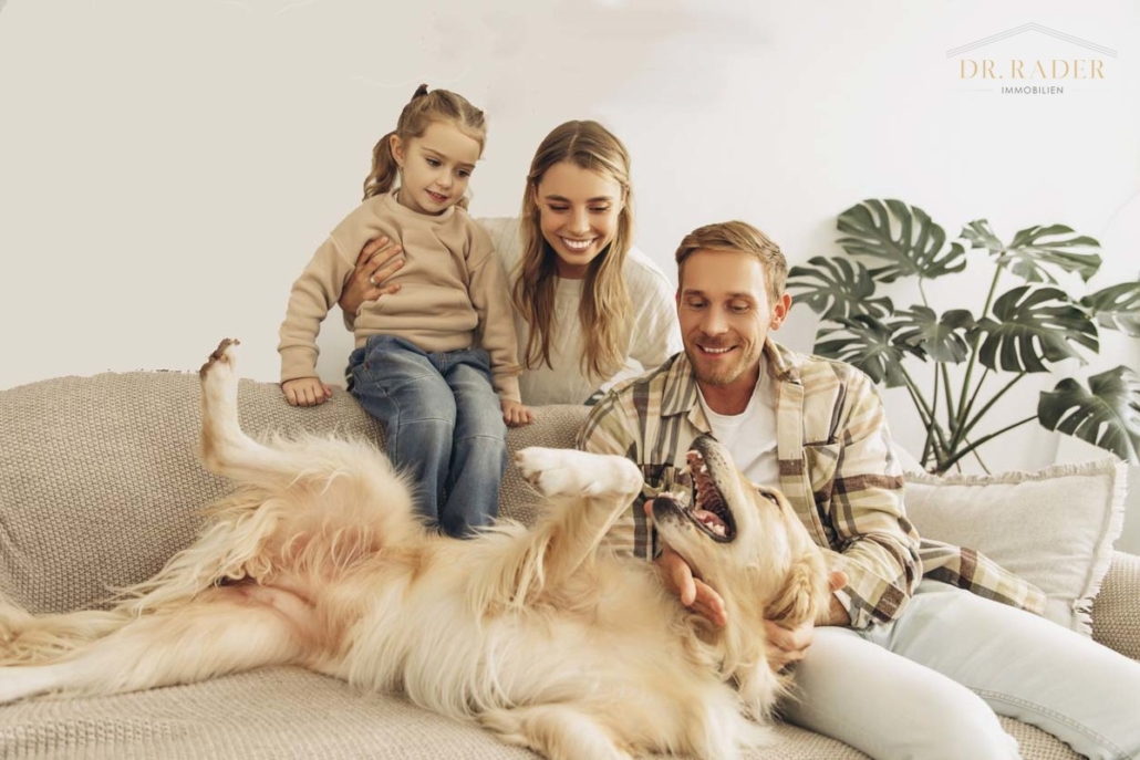 Familie in Wohnung