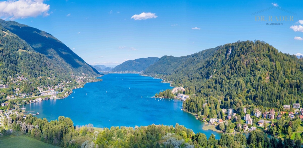 Ossiacher See Blick Richtung Feldkirchen