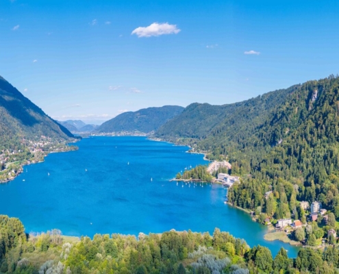 Ossiacher See Blick Richtung Feldkirchen