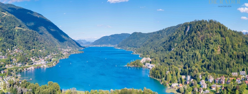 Ossiacher See Blick Richtung Feldkirchen