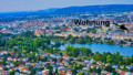 Lufbild mit Position der Wohnung