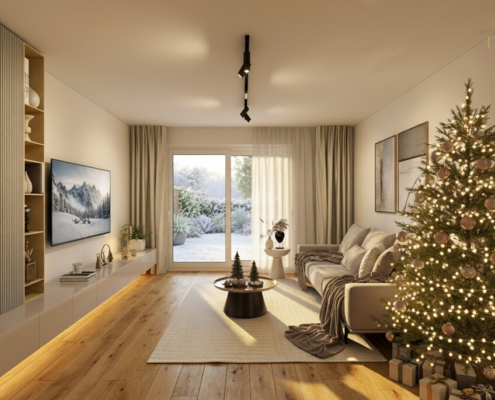 Feldgasse Wohnzimmer christmas