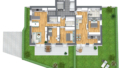 3D Grundriss Erdgeschoß
