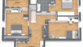 3D Grundriss Obergeschoß