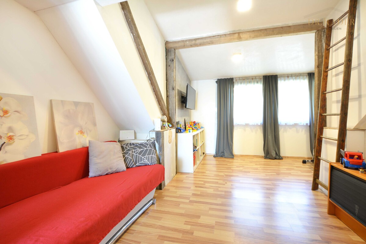 Offenes Zimmer im Obergeschoß