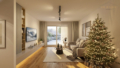 Beispielvisualisierung Wohnzimmer zu Weihnachten